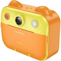 Детская фотокамера Hoco DV204 Dual Camera Printing Yellow