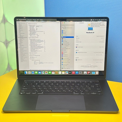 Ноутбук Apple MacBook Air 15'' M3 8/256GB Midnight 2024 MRYU3 (QKKG) Б/У - придбати в Дніпрі, Україні: ціна, характеристики | інтернет-магазин TOUCH