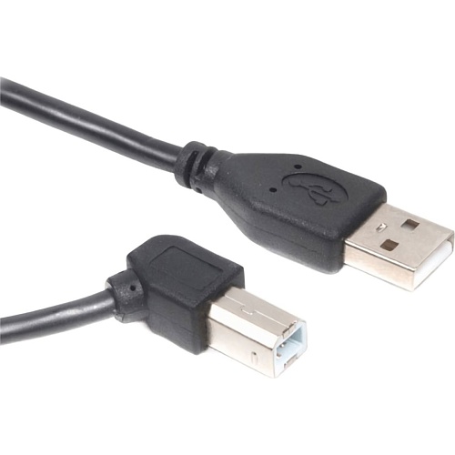 Кабель Cablexpert USB 2.0 AM/BM 3m Black (CCP-USB2-AMBM90-10) - придбати в Дніпрі, Україні: ціна, характеристики | інтернет-магазин TOUCH