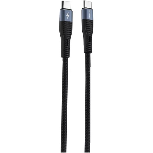 Кабель Proove Light Silicone USB-C to USB-C 60W 1m Black (CCLC60001101)