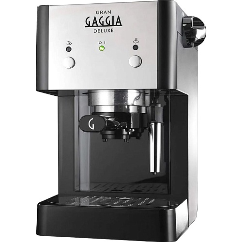 Кавоварка ріжкова Gaggia Gran Deluxe Black (RI8425/11) - придбати в Дніпрі, Україні: ціна, характеристики | інтернет-магазин TOUCH