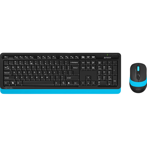 Комплект (клавиатура + мышь) A4Tech Fstyler FG1010 Black/Blue