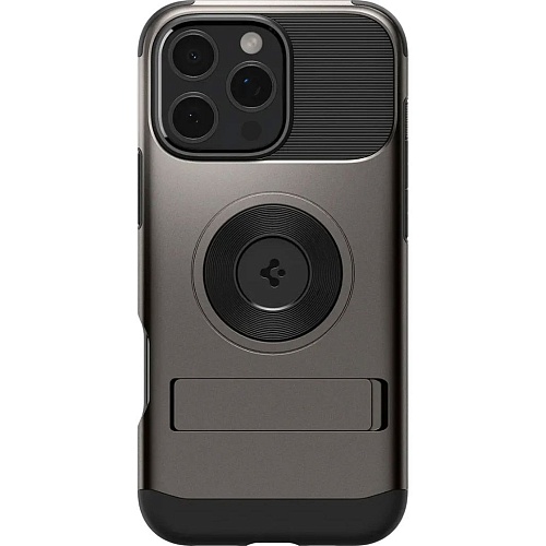 Чохол Spigen Slim Armor with MagSafe для Apple iPhone 16 Pro Max Gunmetal (ACS08033) - придбати в Дніпрі, Україні: ціна, характеристики | інтернет-магазин TOUCH