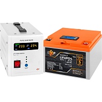 Джерело безперебійного живлення (ДБЖ) LogicPower UPS В500 + LiFePO4 410W (24164) - придбати в Дніпрі, Україні: ціна, характеристики | інтернет-магазин TOUCH