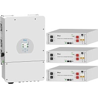 Система хранения энергии Deye SUN-12K-SG02LP1-EU-AM3 12kW + 3 АКБ SE-G5.1 Pro-B 15.36 kWh (51.2V/100Ah/5120Wh)