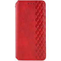Чехол-книжка GETMAN Cubic Cover Case для Oppo A58 4G Red Чехол-книжка GETMAN Cubic Cover Case для Oppo A58 4G Red