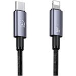 Кабель Usams US-SJ679 USB-C to Lightning 30W 3A 0.25m Tarnish (SJ679USB01)