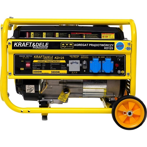 Генератор бензиновый Kraft&Dele KD125