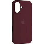 Чохол Silicone Case для Apple iPhone 16 Plum AA