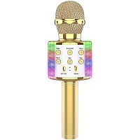 Микрофон с караоке Epik WS858L Gold