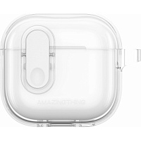 Чехол AmazingThing Minimal Click Case для AirPods 4 Clear