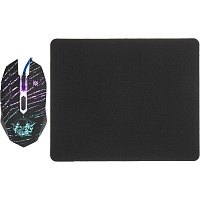 Комплект (мышь + коврик) Defender Dark Agent GM-590L (52590)