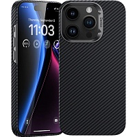 Чехол Benks MagClap ArmorAir Kevlar Case 600D MagSafe для Apple iPhone 15 Pro Black 