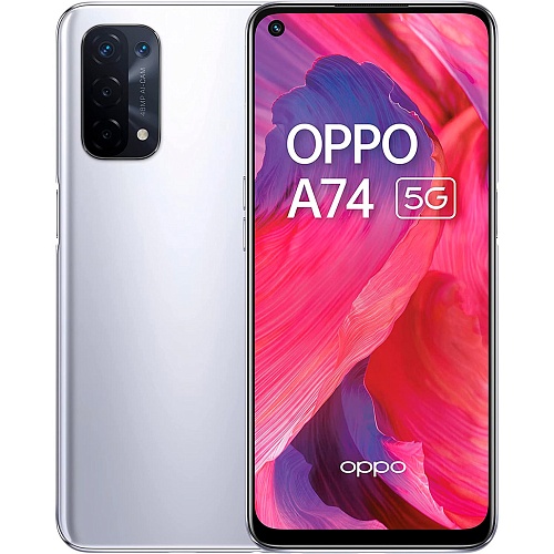 Смартфон Oppo A74 5G 6/128GB Space Silver - придбати в Дніпрі, Україні: ціна, характеристики | інтернет-магазин TOUCH