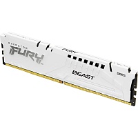 Модуль памяти DDR5 Kingston FURY Beast 32GB 6000MHz White (KF560C36BWE-32)