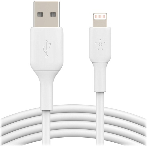 Кабель Belkin Boost Up Charge Flex USB-A to Lightning 1m White (CAA008BT1MWH) - придбати в Дніпрі, Україні: ціна, характеристики | інтернет-магазин TOUCH