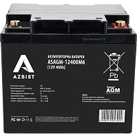 Аккумулятор Azbist AGM 12V (12.8V/40Ah/480Wh) (ASAGM-12400M6)