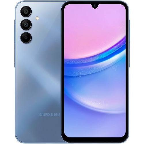 Смартфон Samsung Galaxy A15 4/128GB Blue (SM-A155FZBDEUC) UA-UCRF