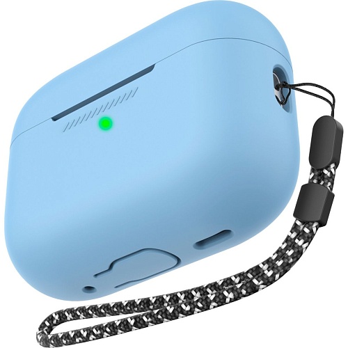 Чохол AhaStyle Colorful Silicone Case для AirPods Pro 2 Sky Blue (CP-187-2-C-SB) - придбати в Дніпрі, Україні: ціна, характеристики | інтернет-магазин TOUCH