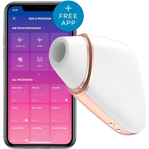 Смарт-вібратор Satisfyer Love Triangle White (SO3896) - придбати в Дніпрі, Україні: ціна, характеристики | інтернет-магазин TOUCH