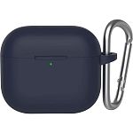 Чохол Blueo Liquid Silicone Case+Carbine для AirPods 4 Deep Blue (B44-A4DBL)