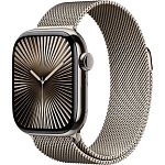 Смарт-часы Apple Watch Series 10 GPS + Cellular 42mm Natural Titanium Case with Natural Milanese Loop (MWXF3)