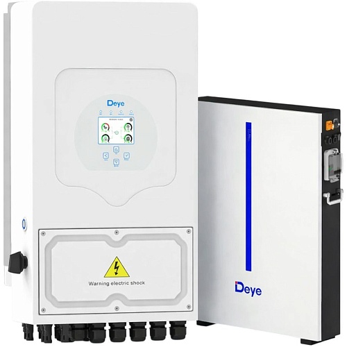 Система хранения энергии Deye SUN-8K-SG05 8kW + АКБ RW-M6.1-B 6.1 kWh (51.2V/120Ah/6144Wh)