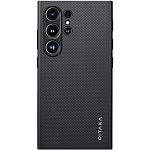 Чехол Pitaka MagEZ Case Pro 4 для Samsung Galaxy S24 Ultra Black/Grey (Twill) (MCP2401F)
