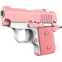 Пистолет антистресс SCQP Gravity Radish Gun M1911 Pink/White