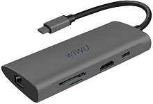 USB-хаб WiWU Alpha 831HRT (Gray) USB-хаб WiWU Alpha 831HRT (Gray)