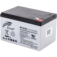 Аккумулятор Ritar AGM 12V (12V/12Ah/144Wh) (RT12120) Аккумулятор Ritar AGM 12V (12V/12Ah/144Wh) (RT12120)