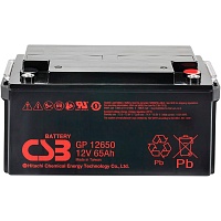 Аккумулятор CSB AGM 12V (12V/65Ah/780Wh) (GP12650) Аккумулятор CSB AGM 12V (12V/65Ah/780Wh) (GP12650)