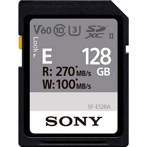Карта пам'яті Sony SDXC Entry 128GB C10 UHS-II U3 V60 (SFE128A.ET4) - придбати в Дніпрі, Україні: ціна, характеристики | інтернет-магазин TOUCH