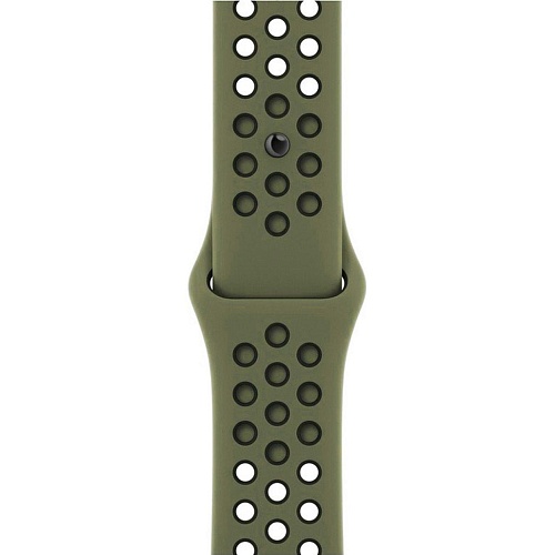 Ремешок Sport Nike для Apple Watch 42/44/45/46/49mm Olive Green/Black
