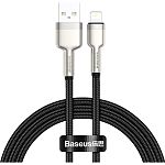 Кабель Baseus Cafule Metal USB to Lightning 2м Black (CALJK-B01)