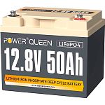 Аккумулятор Power Queen LiFePO4 12V (12.8V/50Ah/640Wh) (BMS 100A/100A)