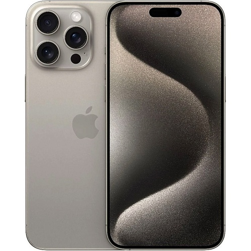 Смартфон Apple iPhone 15 Pro Max 256GB eSIM Natural Titanium (MU683)