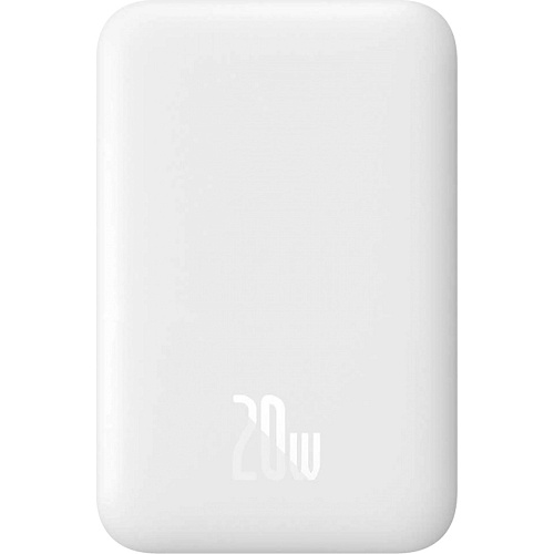 Внешний аккумулятор Baseus Magnetic Bracket Mini 6000mAh 20W White (PPCX020002)