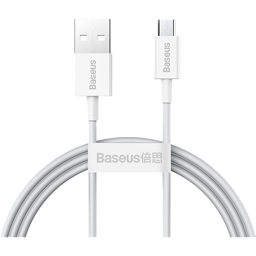Кабель Baseus Superior Series Fast Charging Micro-USB 2A 1m (CAMYS-02) White