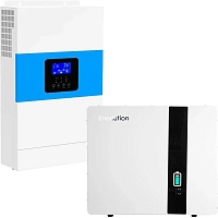 Гибридный солнечный инвертор Daxtromn SC-HFK-5500-48 + АКБ Enerlution LiFePO4 5120Wh Гибридный солнечный инвертор Daxtromn SC-HFK-5500-48 + АКБ Enerlution LiFePO4 5120Wh