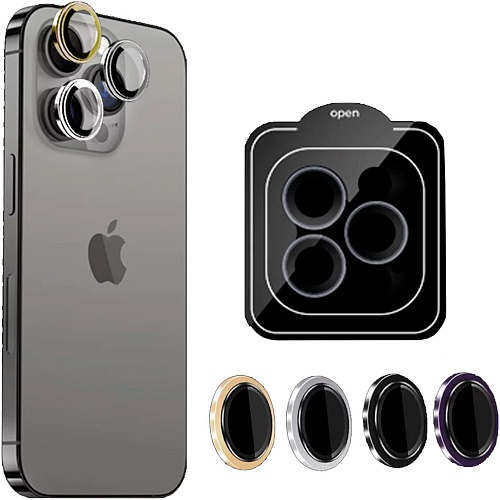 Защитное стекло на камеру iLera для Apple iPhone 14 Pro/14 Pro Max Purple (iLFPPR02)