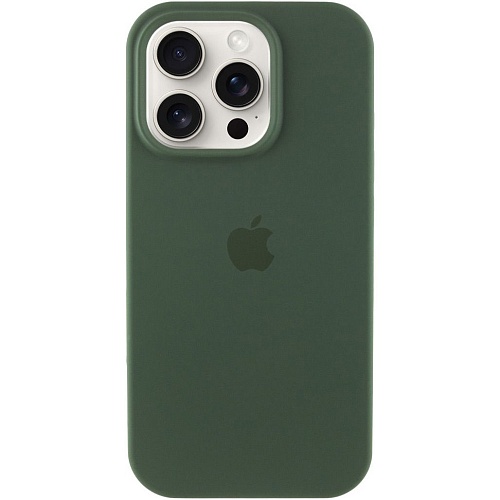 Чехол Silicone Case для Apple iPhone 16 Pro Cyprus Green AA