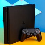 Ігрова консоль Sony PlayStation 4 Slim CUH-2016A B01Y 500GB Jet Black Б/У