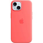 Чехол Silicone Case with MagSafe для Apple iPhone 15 Guava ААА