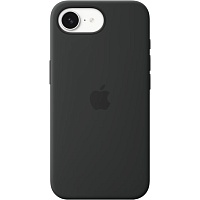 Чехол Silicone Case with MagSafe для Apple iPhone 16e Black AAA Чехол Silicone Case with MagSafe для Apple iPhone 16e Black AAA