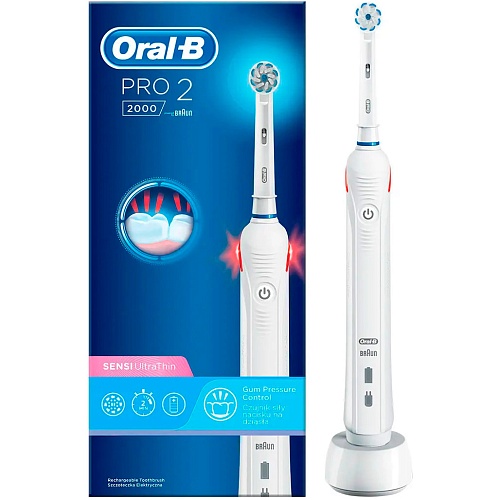 Электрическая зубная щетка Oral-B D501 Pro 2 2000 White