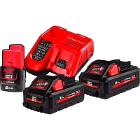 Аккумуляторы к электроинструменту + зарядное устройство Milwaukee M18 HNRG-302 (4933471071)