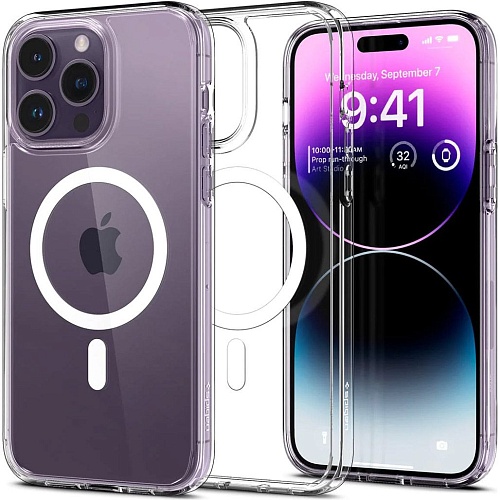 Чехол Spigen Ultra Hybrid MagFit для iPhone 14 Pro Max White (ACS04825)