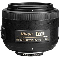 Объектив Nikon AF-S DX 35mm f/1.8G Nikkor (JAA132DA)