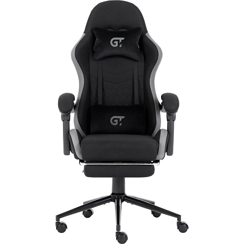 Геймерське крісло GT Racer X-2324 Fabric Black/Gray - придбати в Дніпрі, Україні: ціна, характеристики | інтернет-магазин TOUCH